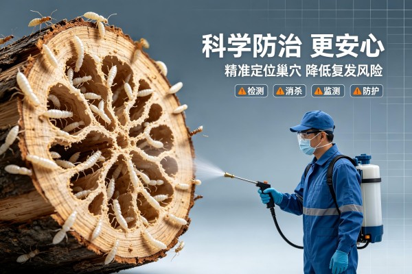 白蚁防治中心提醒：出现白蚁千万不要自行喷药
