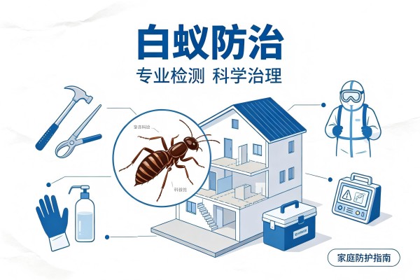 白蚁防治技术科普 诱杀、灌注、屏障预防工艺